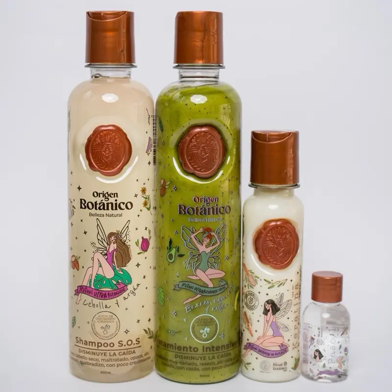 Origin Botánico Ritual Botánico 120 ml Kit Onion Shampoo Plex Treatment & Keratin 120ml Nourishing Cleanser Set for Healthy Hair Care
