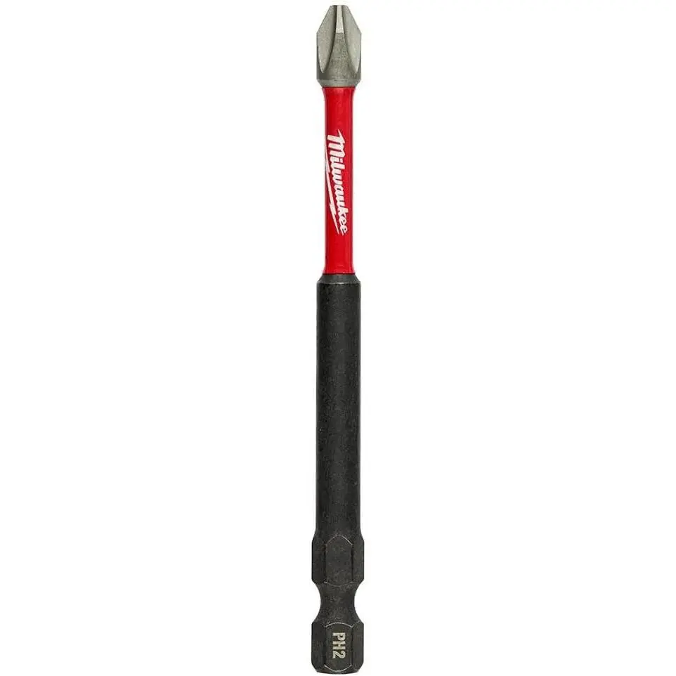 MILWAUKEE ELECTRIC TOOL 48-32-4564 Shockwave 3-1/2" Power Bit Phillips #2 5 Pack