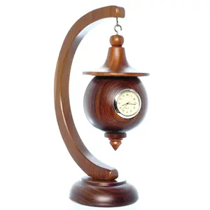 Vintage Hanging Wooden Mantel Clock