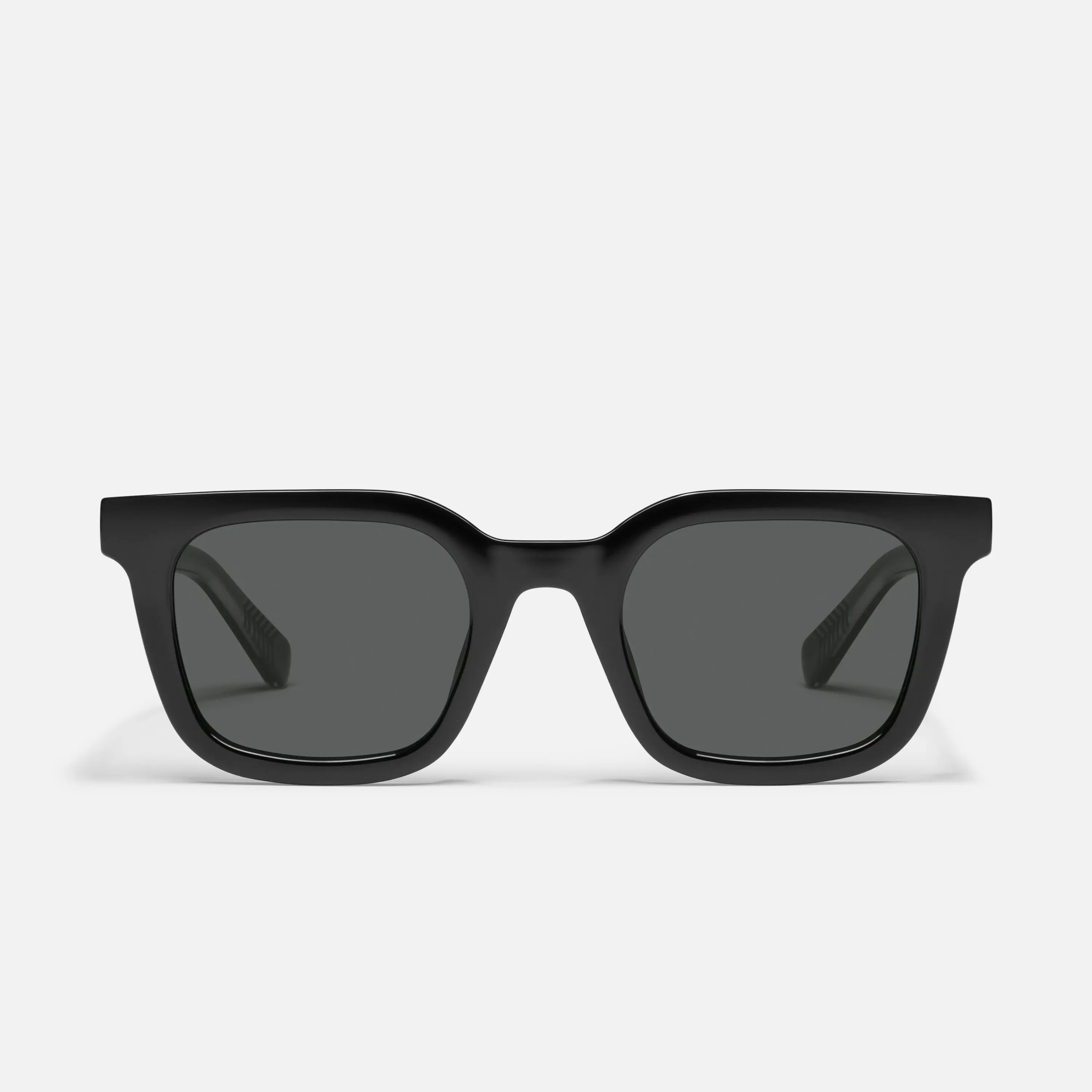 QUAY AUSTRALIA GAME OVER Square Sunglasses - Modern Frame with Exposed Wire Core Arms & High-Quality Hinge