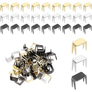 60 count Zipper Stoppers 5 Top & Bottom Zipper Stops Zippers Repair Kits for Bags Coats Jackets
