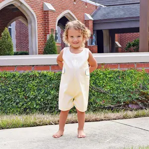 Yellow Stripe Jon Jon - Classic Spring & Summer Outfit for Toddler Boys