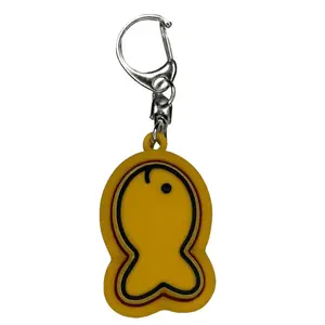 Goldfish Cracker Fidget Clicker: keychain accessory, stress relief, cute must have