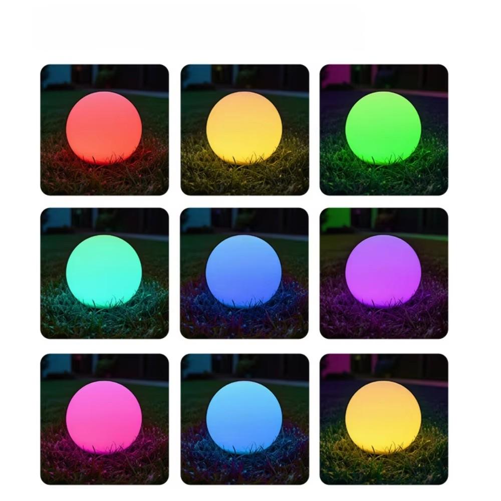 Solar Garden Ball Light Outdoor Glow Globe LED Waterproof Night Light with Remote Control for Party Holiday Decor Eco-friendly Solar Powered