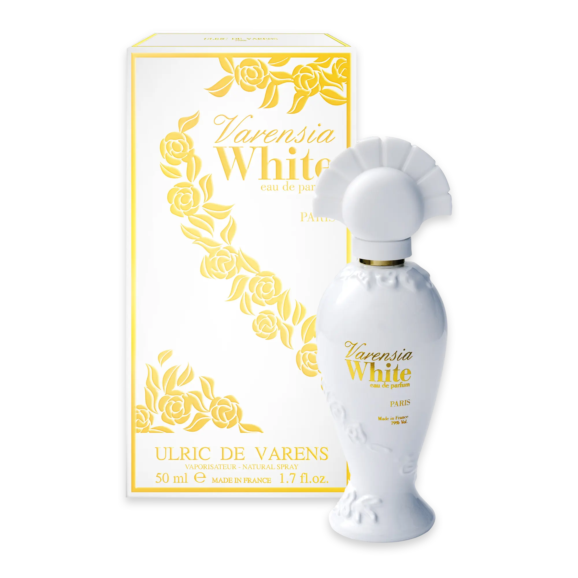 Ulric De Varens VARENSIA WHITE 1.7 Fl Oz Eau De Parfum For Ladies
