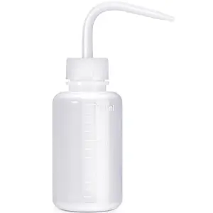 150ML Premium Eyelash Water Bottle for Extensions, 5.1oz White  Water Bottles No Need to Squeeze Hard, Easy to Carry Eyelash Bottle Rinse for Eyelashes, Cleaning(1 pack)