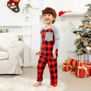 Children's matching family pajamas set, Christmas pajamas, family Christmas pajama set, matching family Christmas pajamas Dinosaur Print Boy's Sweatshirt Set