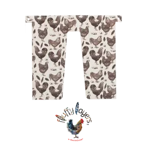 Fluffy Layers Curtains for RentACoop Nesting Box Efficiency - Vintage Flock