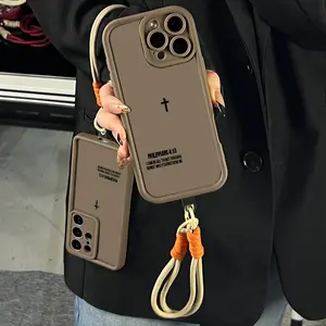 Bible text TPU mobile phone case for iPhone Samsung Galaxy 17Pro Max Air 16 15 14Plus 13 12 11 XR XS S26 S25 S24 S23 S22 S21 Shockproof Anti-Drop Phone Case Cute Gift for Her.HY19