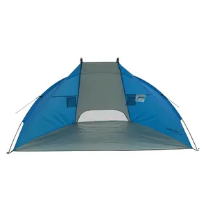 Drift Creek Outdoor Canopy Beach Shelter Sun Shade Tent with Carry Bag, Blue