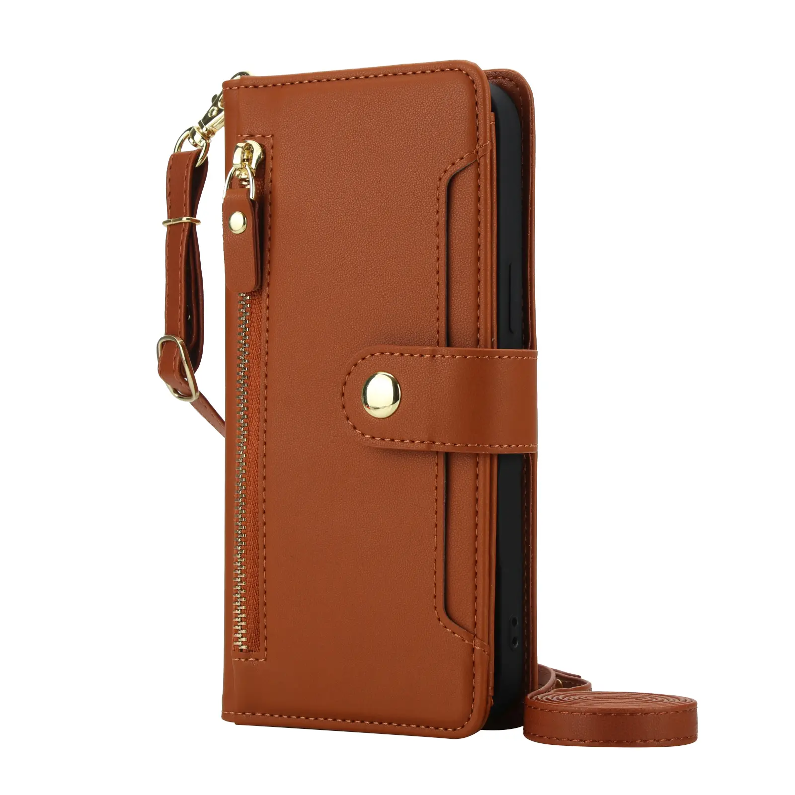 Phone Case For Motorola,Multifunctional Zipper Wallet Phone Case with 7 Card Slots RFID Blocking PU Leather Crossbody Purse Case,Adjustable Shoulder Strap & Wrist Lanyard, Magnetic Snap Kickstand Flip Phone Cover,Cash Coin Pocket Shockproof TPU Inner Case