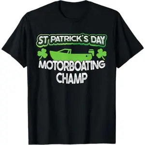 Funny St Patricks Day Adult Humor for Men Motorboating Joke T-Shirt