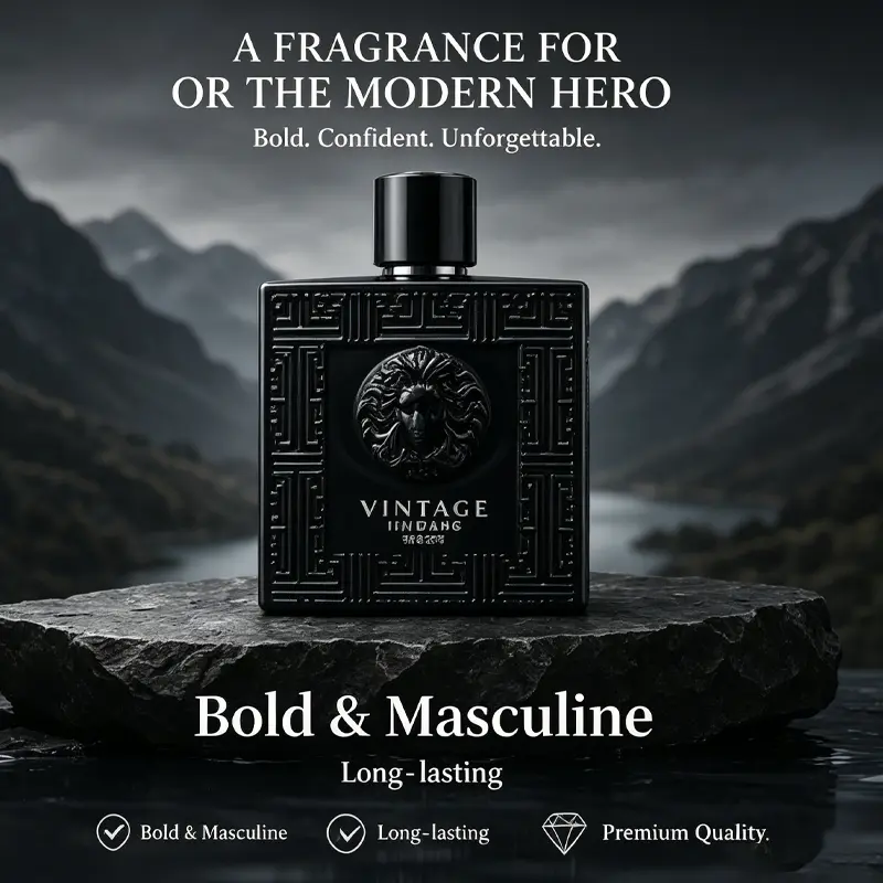 Premium men’s woody perfume with a gentlemanly style, layered fragrance notes, long-lasting scent, refreshing all day—an ideal Father’s Day gift choice.