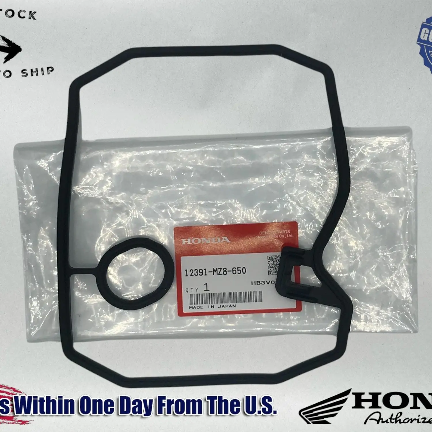 Honda OEM 95-07 VT600C Shadow VLX Head Cover Gasket 12391-MZ8-650