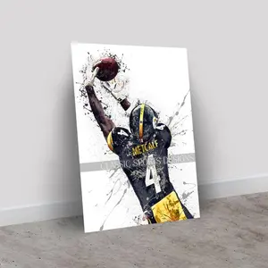 DK Metcalf Poster, Pittsburgh Steelers, Poster Print Unframe, Wall Art Print, Kids Decor, Man Cave Gift, Sports Art