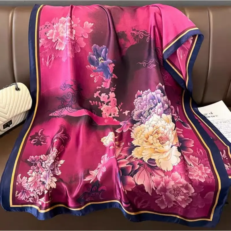 Women’s Big Silky Satin Scarf Shawl, Versatile Dress Cover‑Up for All Occasions