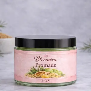 Blooméra Herbal Promade (2oz) – Rosemary, Fenugreek & Amla | Edge Control & Hair Growth Balm