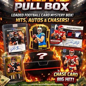 Triad 1st Down Sports Collectible & Trading Card Accessory Storage Box for Football, Chase Cards, Heat-Theme Random Mix Collections, Sport Cards, Collectible Trading Cards