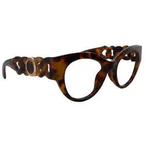 Athena's Fashion High-End Line Bifocal OR Non-Bifocal Black W brown Tortoiseshell  Reading Glasses Round Chic, Inspired by NY Fifth Avenue Clear Crystal