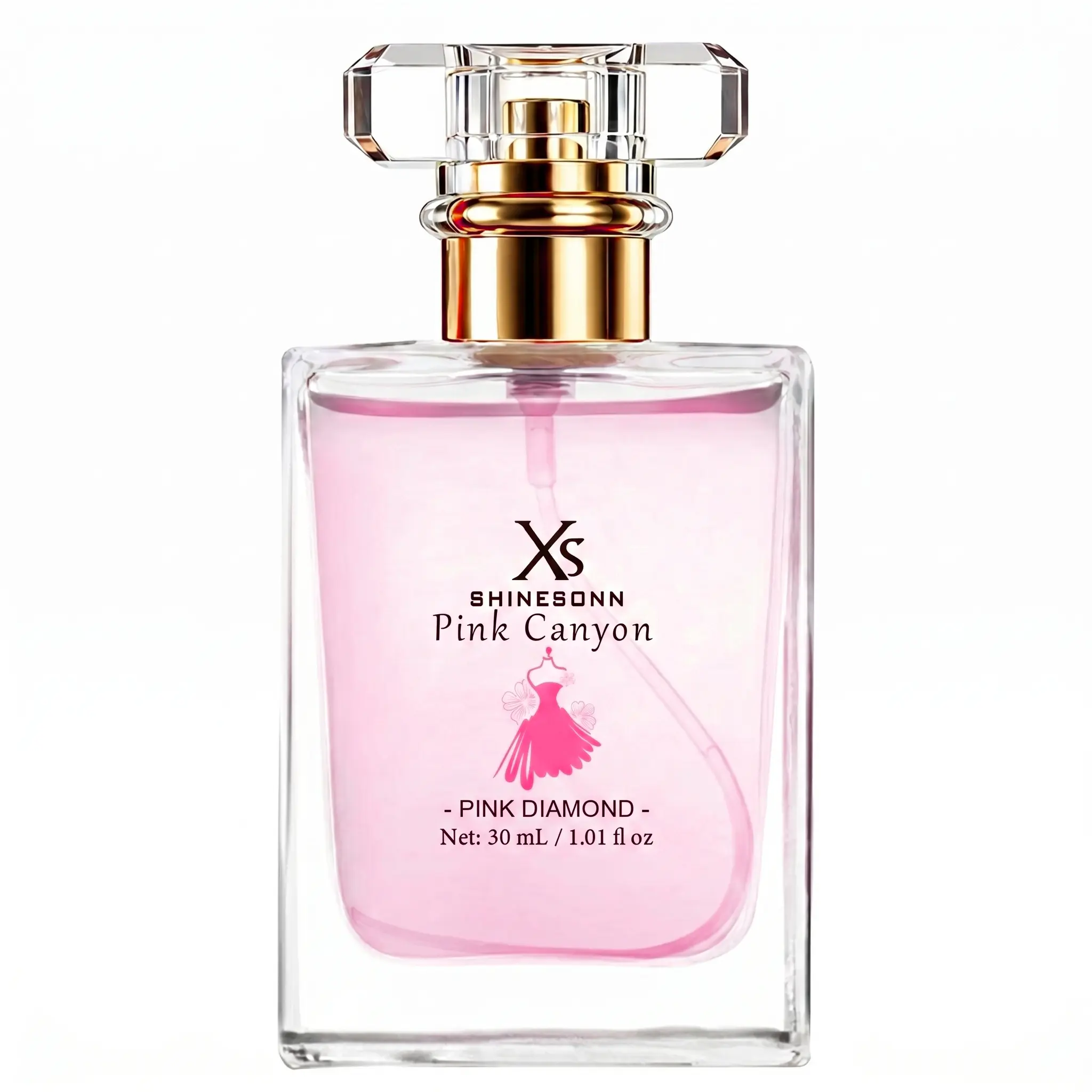 Pink Canyon Women's Eau de Parfum - Alcohol-Based Liquid Floral Scents Perfume, Gift-Ready Honeysuckle & Citrus Scent, Summer Fragrance, 1.01 fl oz, Contains Alcohol, No Extras, Single Item, Alcohol Base