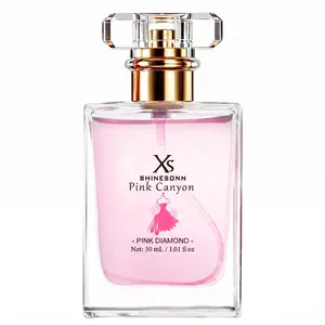 Shinesonn Women's Pink Canyon Eau de Parfum - EDP Fragrance, Citrus & Floral Honeysuckle Scent, 1.01 fl oz (1 to 1.9 fl oz Range), Single Item Gift-Ready Summer Perfume for Her