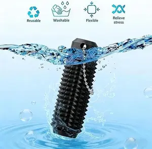 Little Ouchies Fidget, Pocket Mini Fidget Toy, Spiky Grippie Stim Keychain, Venting Key Pendant for AnxietyRelief Positive, Novelty Gifts for Friends
