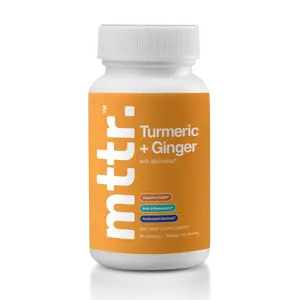 mttr Turmeric + Ginger with BioPerine Organic Extract for Anti-Inflammatory Joint Health & Digestive Support 60 Capsules