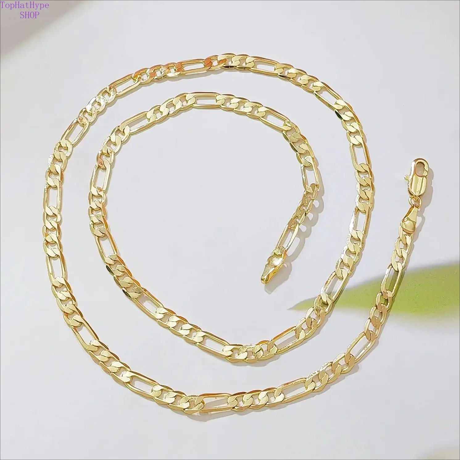 18K Gold Necklace Bracelet Set, Trending Minimalist Unisex Jewelry 2 Piece Set, Long Lasting Shine Chain Accessories for Daily Wear Party Holiday Gift, Elegant Fashion Matching Set