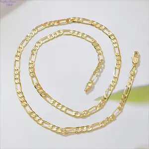 18K Gold Necklace Bracelet Set, Trending Minimalist Unisex Jewelry 2 Piece Set, Long Lasting Shine Chain Accessories for Daily Wear Party Holiday Gift, Elegant Fashion Matching Set