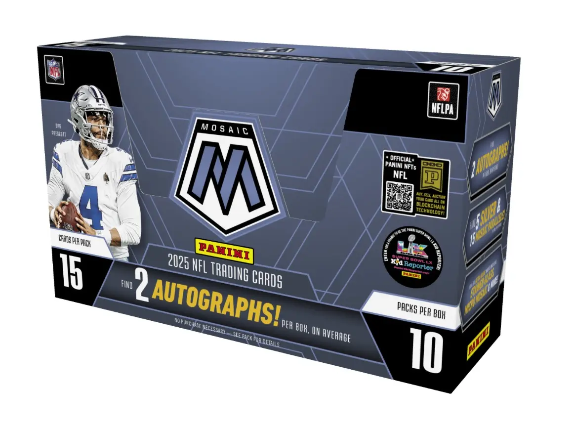 2025 Panini Mosaic Football Hobby Box - TikTok Shop 2025 Panini Mosaic Football Hobby Box - TikTok Shop