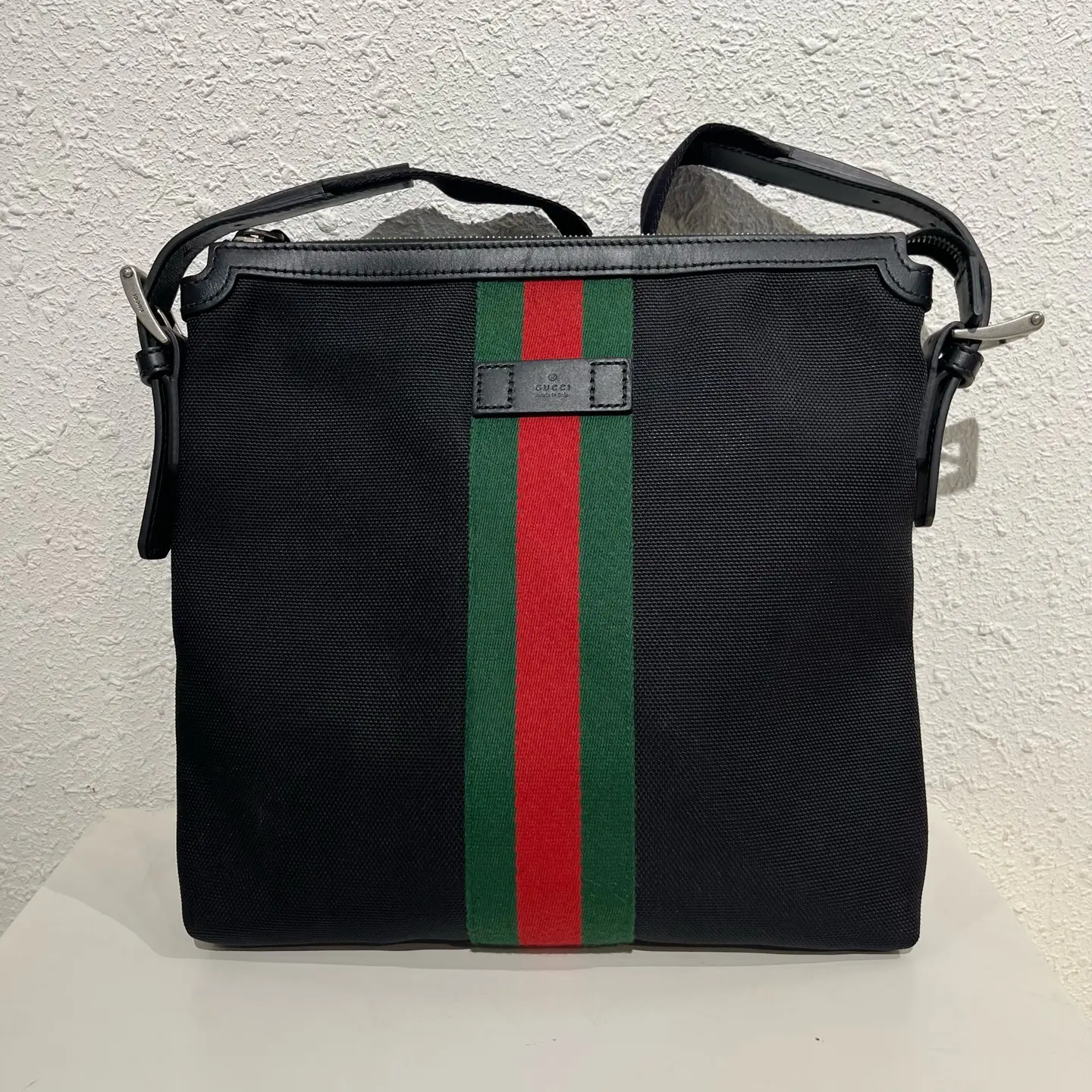 Pre-owned GUCCI Ophidia GG Canvas Black Shoulder Crossbody Messenger Bag (Pre Loved Luggage & Bags Collection), Black Shoulder Bag
