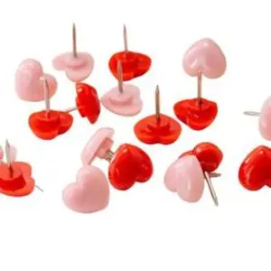 50PCS Heart-Shaped Photo Push Pin, Cute, Creative and Fun Colored Photo Fixing Pin, DIY Photo Display Tool, Suitable for Homes, Schools, and Offices, Cherished Memories
