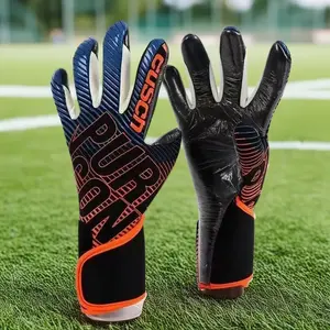 Football goalkeeper gloves for adults and children, professional training goalkeeper gloves, Ultra-sticky,non-slip and wear-resistant latex soccer accessories how to kick a soccer ball