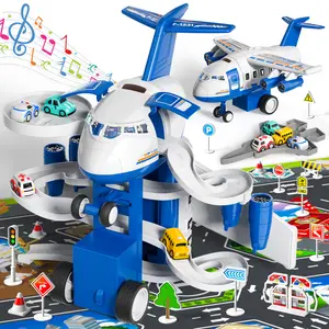 Flying Toys Multifuntional Airplane Toyset with Road Signs, Inertial Cars & Map Flying Toys Multifuntional Airplane Toyset with Road Signs, Inertial Cars & Map