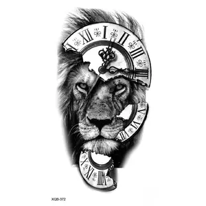 Tiger Pattern Temporary Tattoo Sticker, 1 Count Waterproof Fake Tattoo Sticker, Body Art Decoration for Men & Women, Waterproof Temporary Tattoos