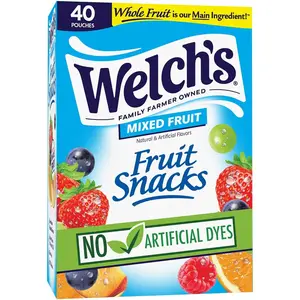 Welch's Fruit Snacks, Berries 'N Cherries Snack Box, Gluten Free