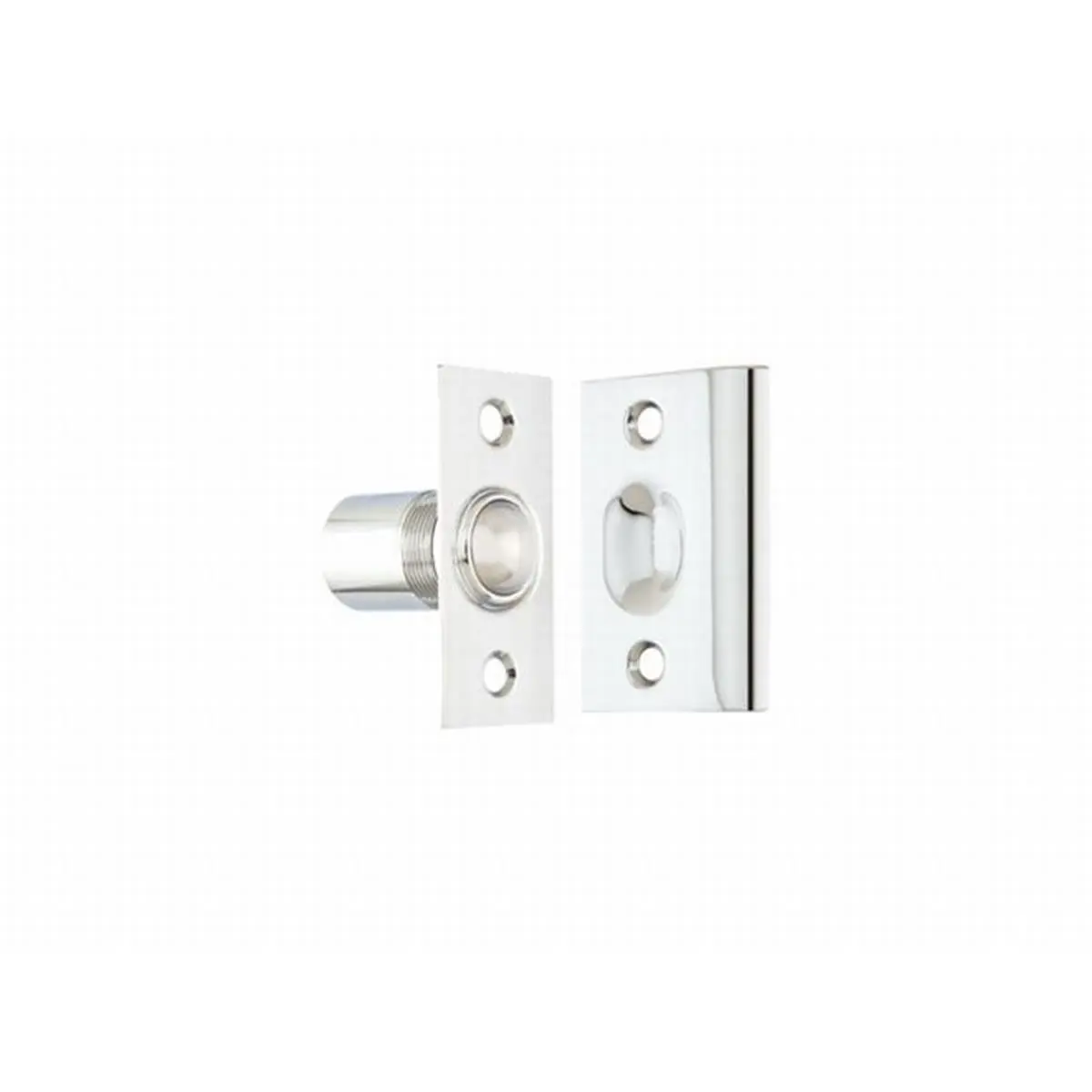 212 MAIN Solid Brass Emtek Ball Catch - Bright Chrome, Home Improvement Door & Gate Hardware