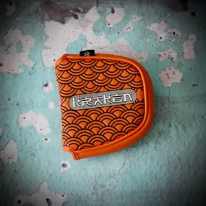 Japanese Wave Mallet Putter Headcovers - Copper