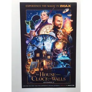 THE HOUSE WITH A CLOCK IN ITS WALLS 13"x19" Original Promo Movie Poster IMAX Version 2018 Cate Blanchett Jack Black