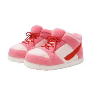Warm Sneaker Slippers Anti Slip Soft Comfy House Shoes Plush Fuzzy Slide One Size Fits Most Bigfoot Gift Winter Fluffy Slides For Indoor Outdoor