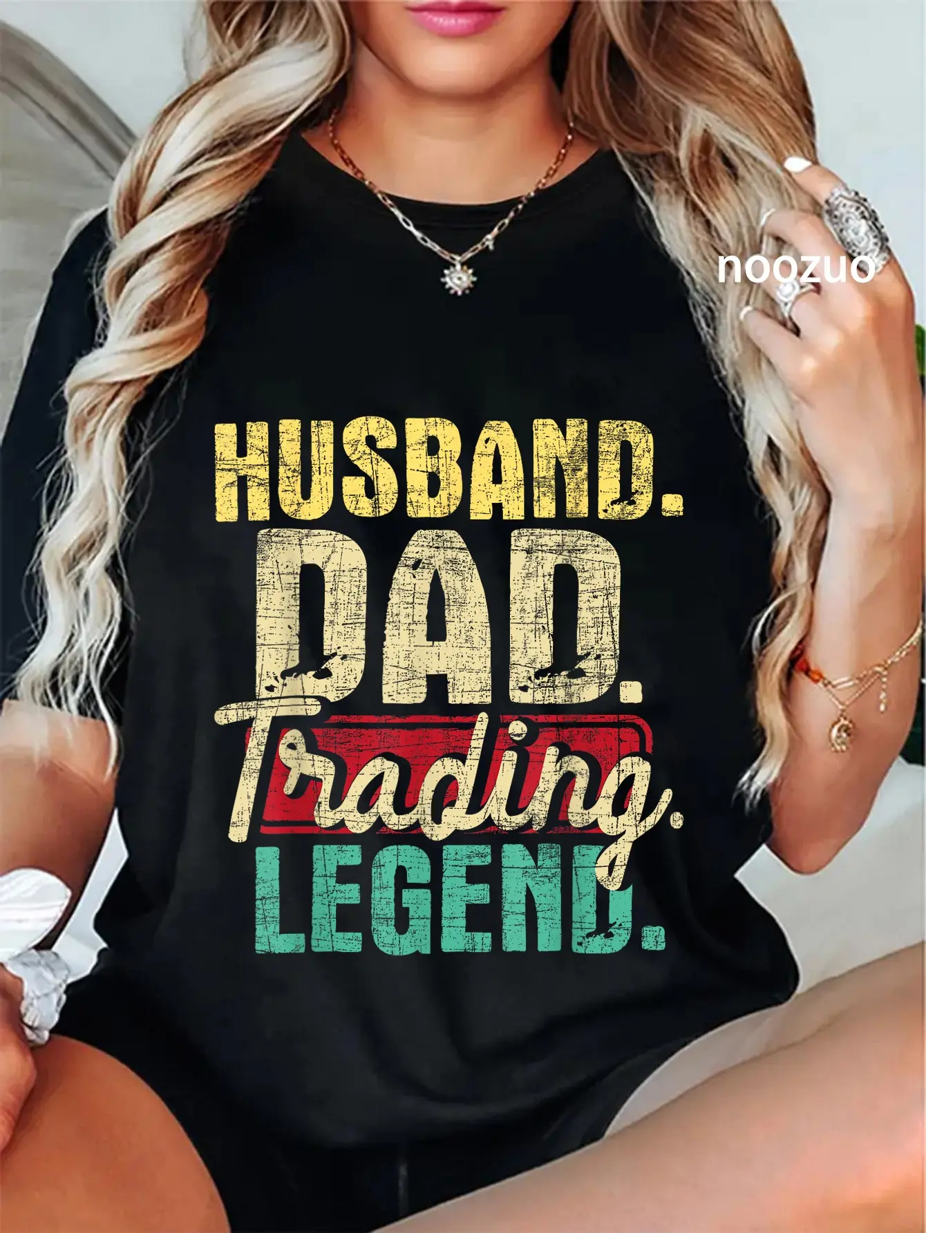 100% Cotton Husband Dad Trading Legend - Day Trader Stock Market Crypto T-Shirt