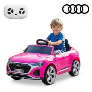 Children's gifts, surprising gifts, children's equipment,12V Licensed Audi SQ8 Kids Ride on Car - Ride on Toys with Remote Control,Dual Drive, Soft Start, 3 Speed, Music, LED Light, Battery Powered Electric Car for Toddlers Boys Girls Aged 3+, White