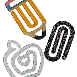 Jumbo Acrylic Paperclips - Perfect for Paper Organization