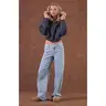 Pacsun Women's Casey Low Rise Baggy Jeans Light Indigo Washed