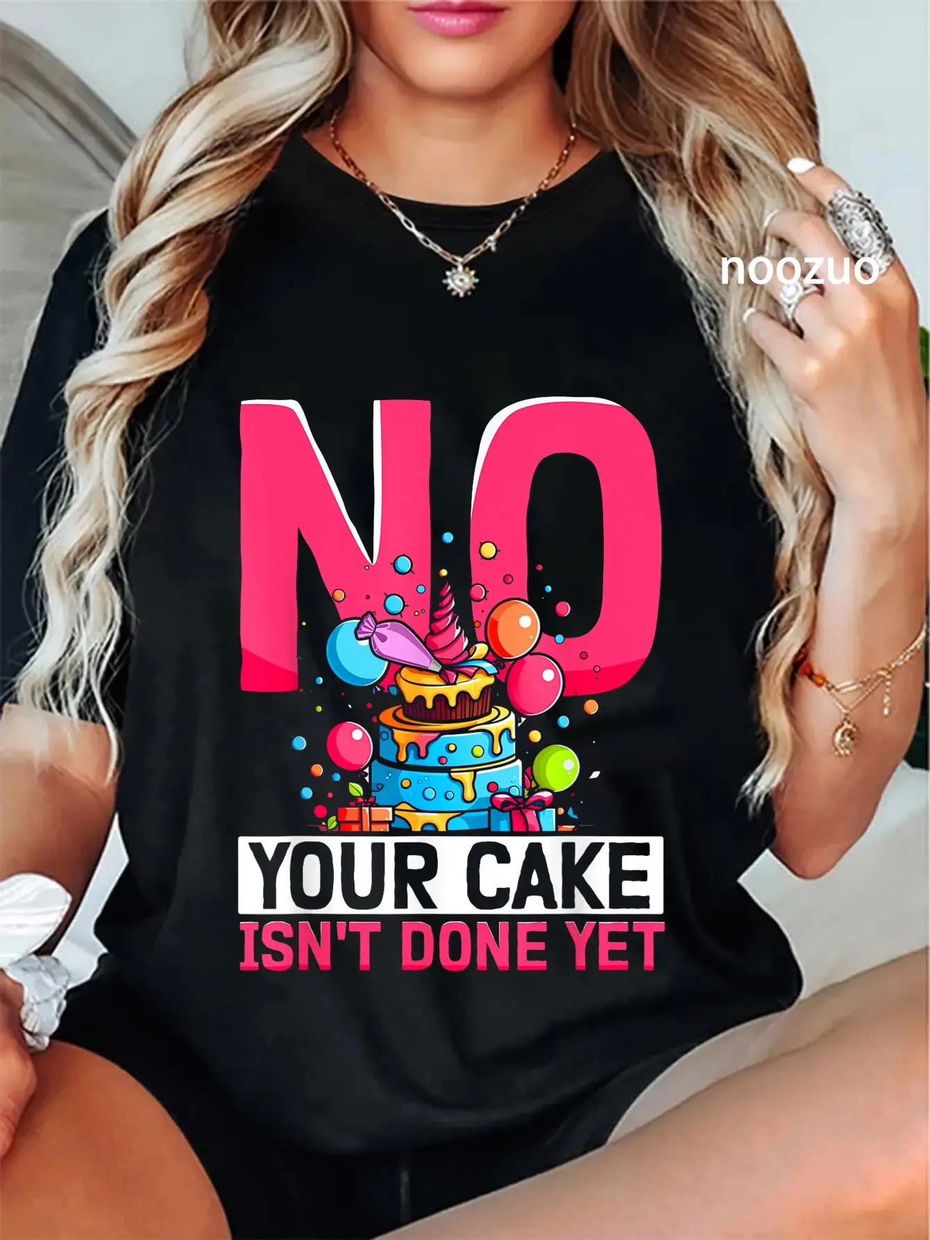 100% Cotton Unisex NO YOUR CAKE ISN'T DONE YET Cake Decorator Pastry Chef Cake Baker T-Shirt