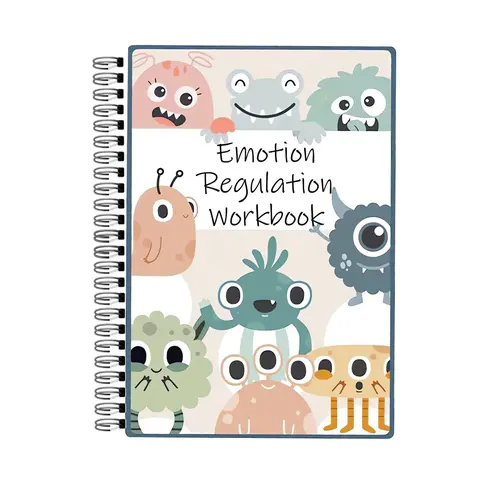 Emotional Regulation Workbook, Social Emotional Learning, Psychological Therapy, Anxiety Management, Mood Planning, Self-Regulation Tools, Planner