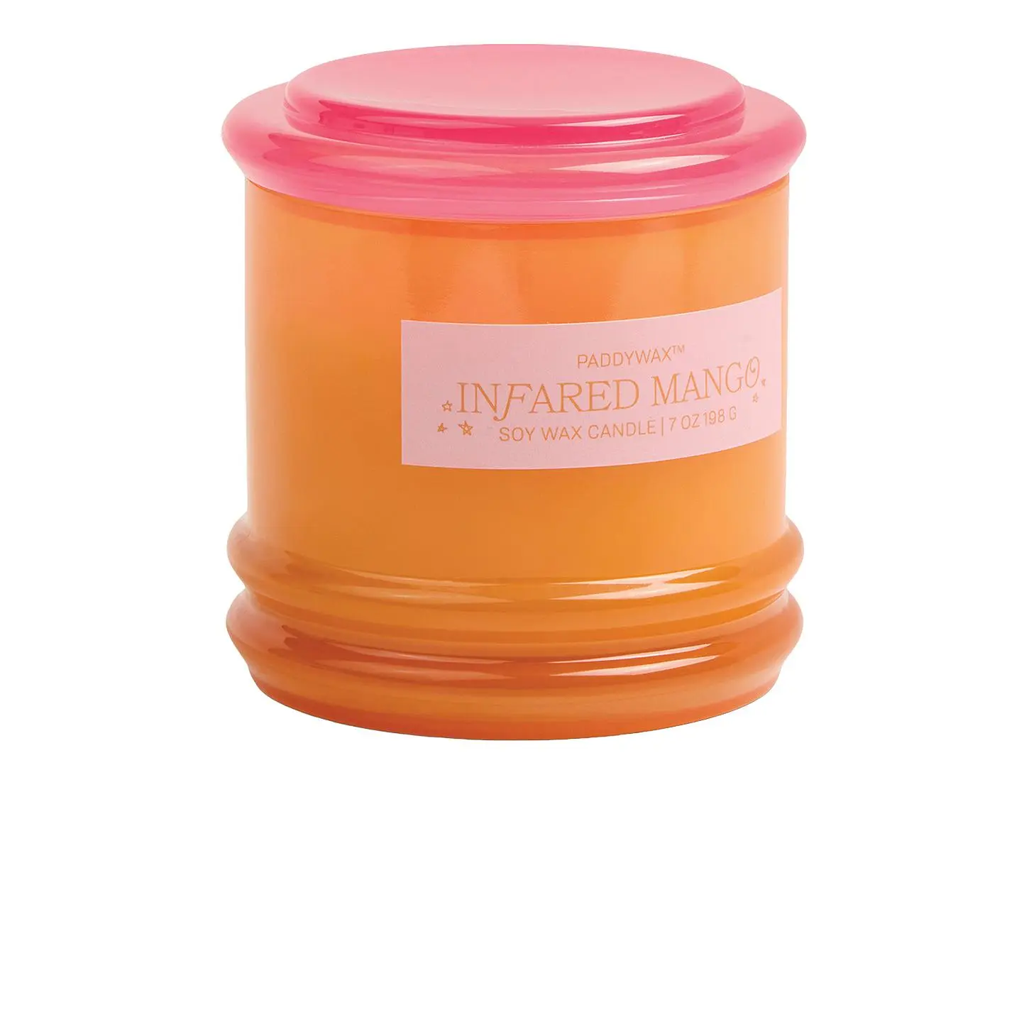 Paddywax Stack Glass Candle in Infrared Mango Paddywax Stack Glass Candle in Infrared Mango