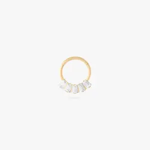 Studs 8mm Crown Baguette Clicker