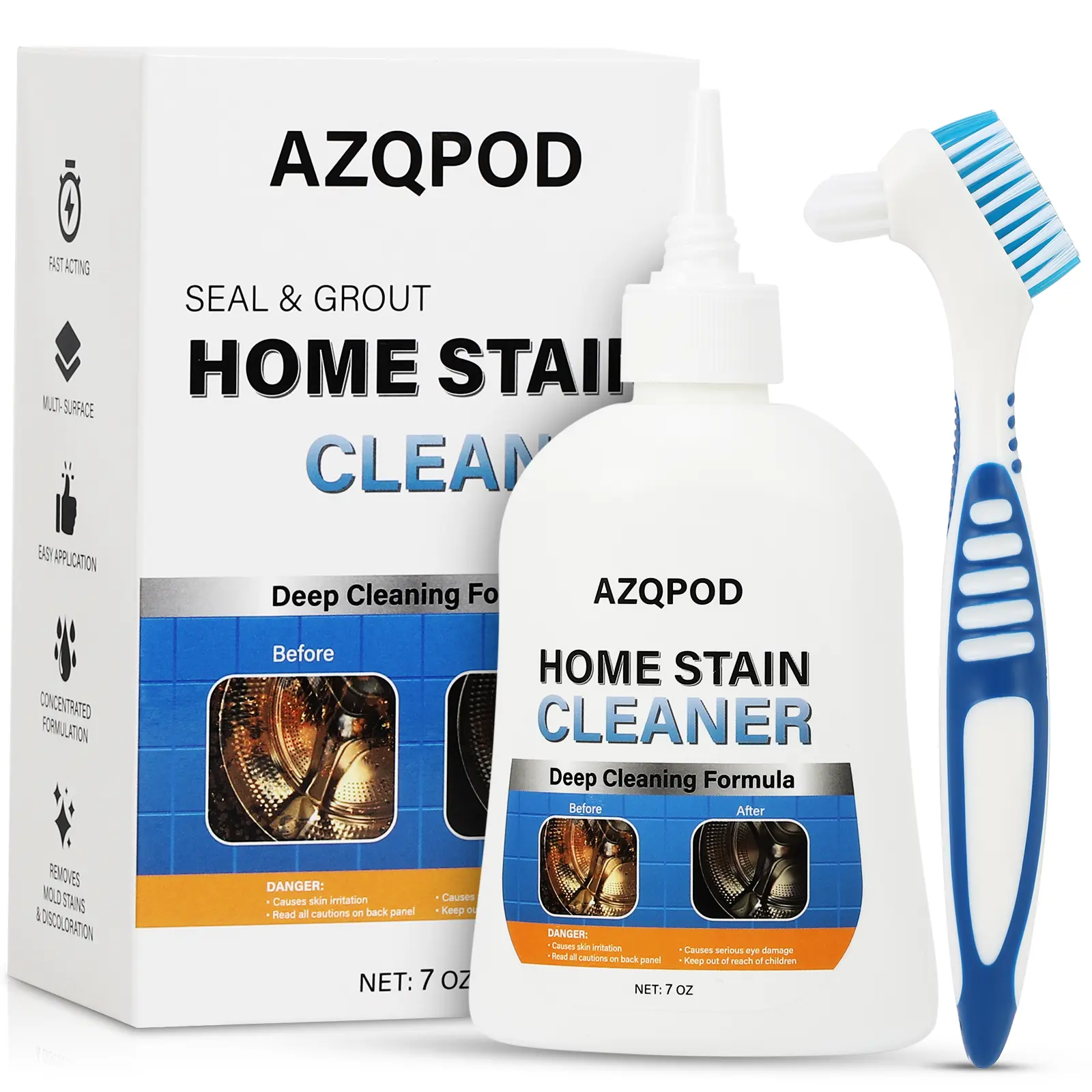 Mold Remover Gel 200g with Scrub Brush