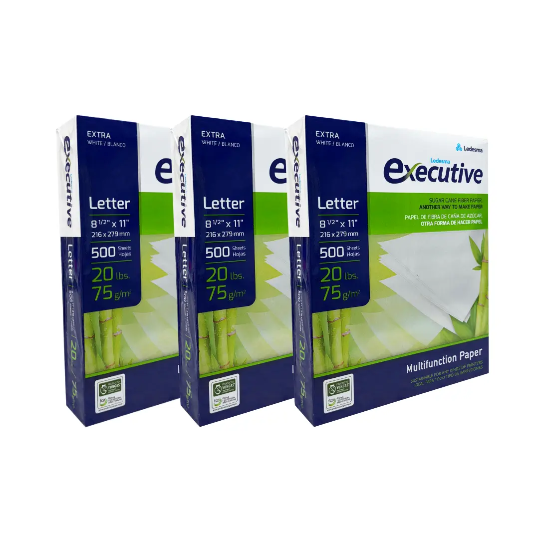 UOFFICE Multipurpose Copy Printer Paper 8.5 x 11 20 lbs White 1500 Sheets 3 Reams Ideal for Office Home Use